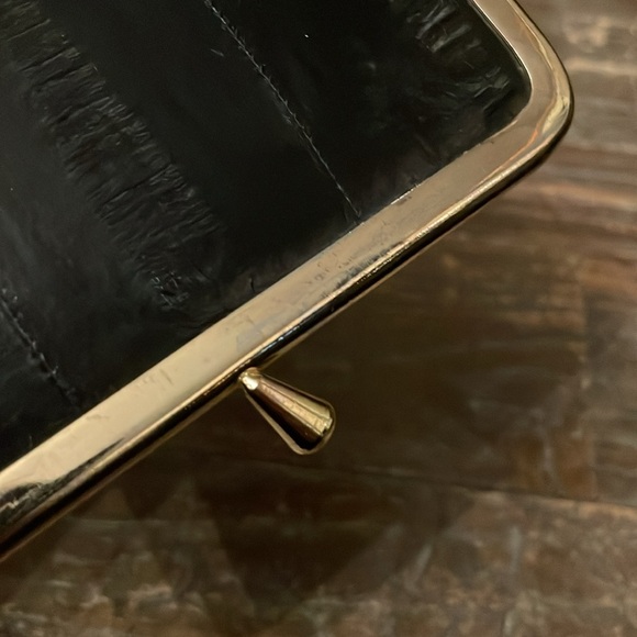 Vintage Eel Skin Cosmetic Kisslock Wallet with Matching Lipstick Case🖤 - Picture 15 of 15